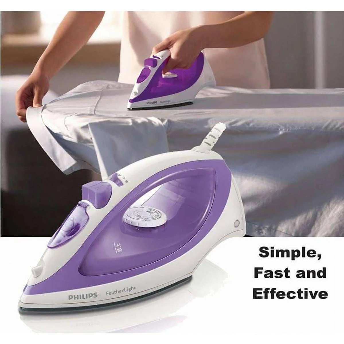 Philips GC1418- Steam Iron – Purple & White price in Pakistan