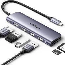Ugreen 70410 6-in-1 4K HDMI USB C Hub (ttZZ) price in Pakistan