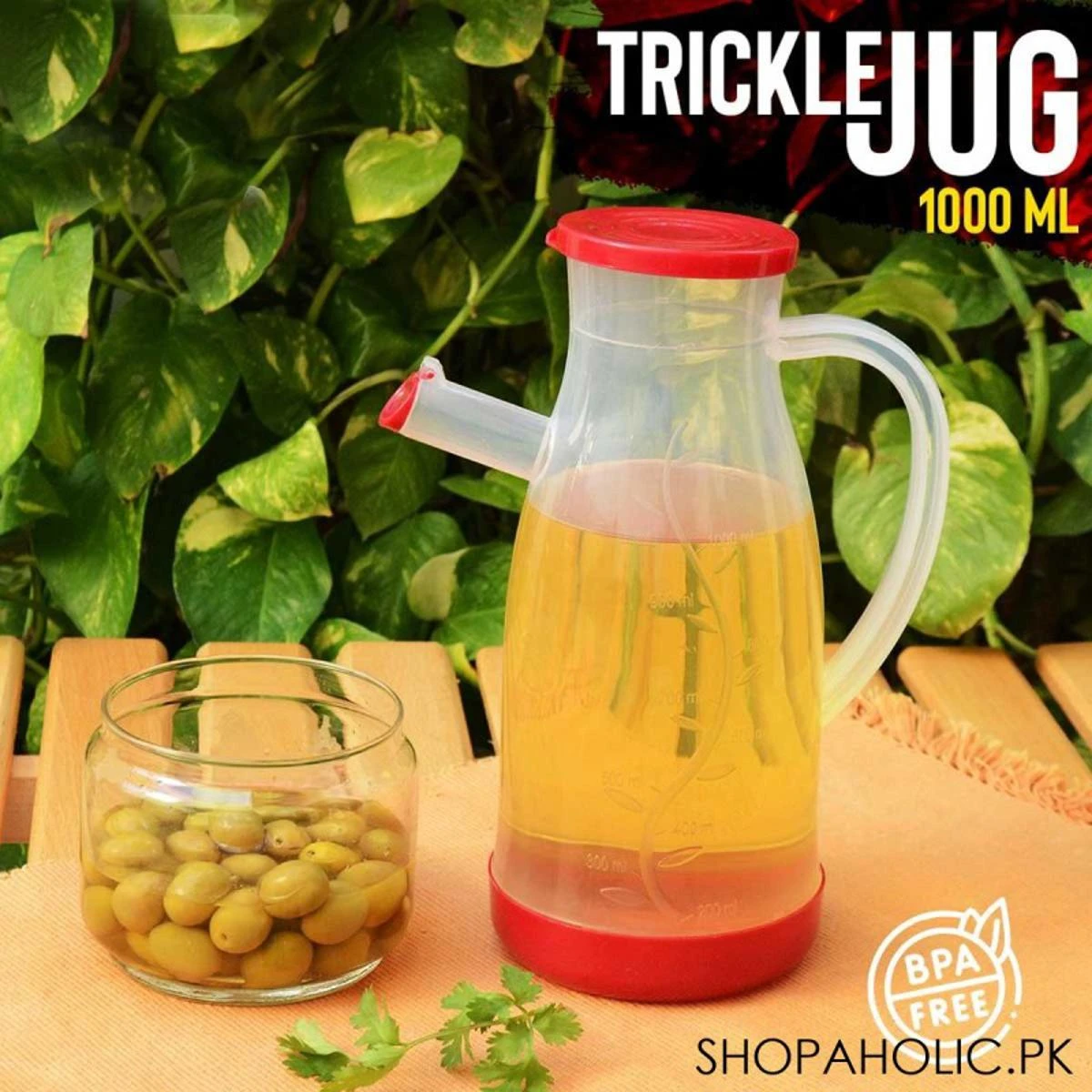 Trickle Jug 1000ml Oil bottle oil jug oil Dispenser price in Pakistan