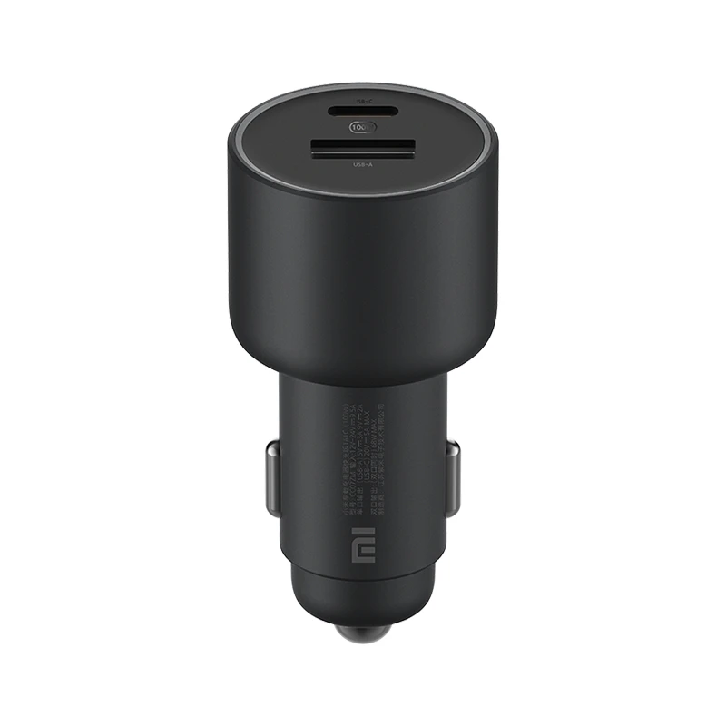 Xiaomi Mi Car Fast Charger 1A1C 100W MAX USB-A USB-C Dual Output 5A Safe Protection Cool LED Effect price in Pakistan