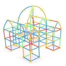 Straws Building Construction Puzzle games Children’s Puzzle Straw Blocks Pipette Stitching Assembly Straw Build Blocks Creative learning games Toy for kids price in Pakistan