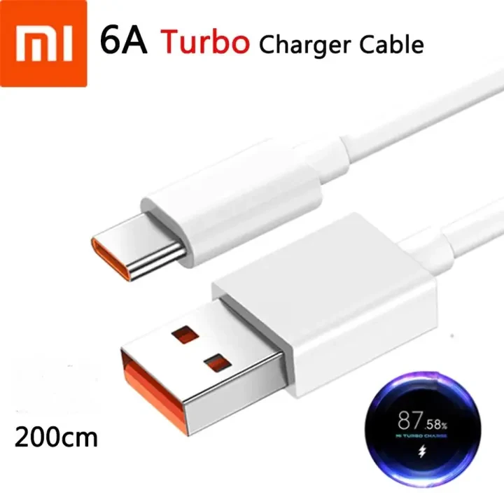 Xiaomi Original Turbo Charger Cable 33w Fast Charging 6A For price in Pakistan